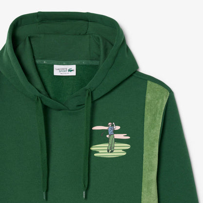 Sweat à capuche imprimé Golf
