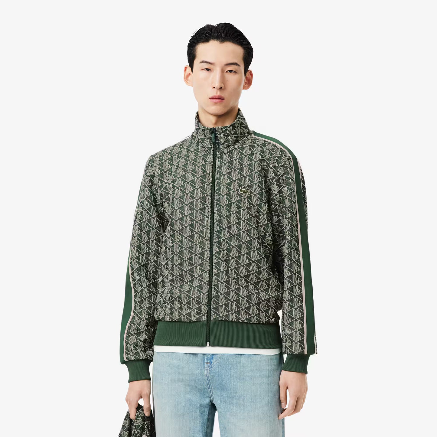 Veste de survêtement jacquard zippée Paris