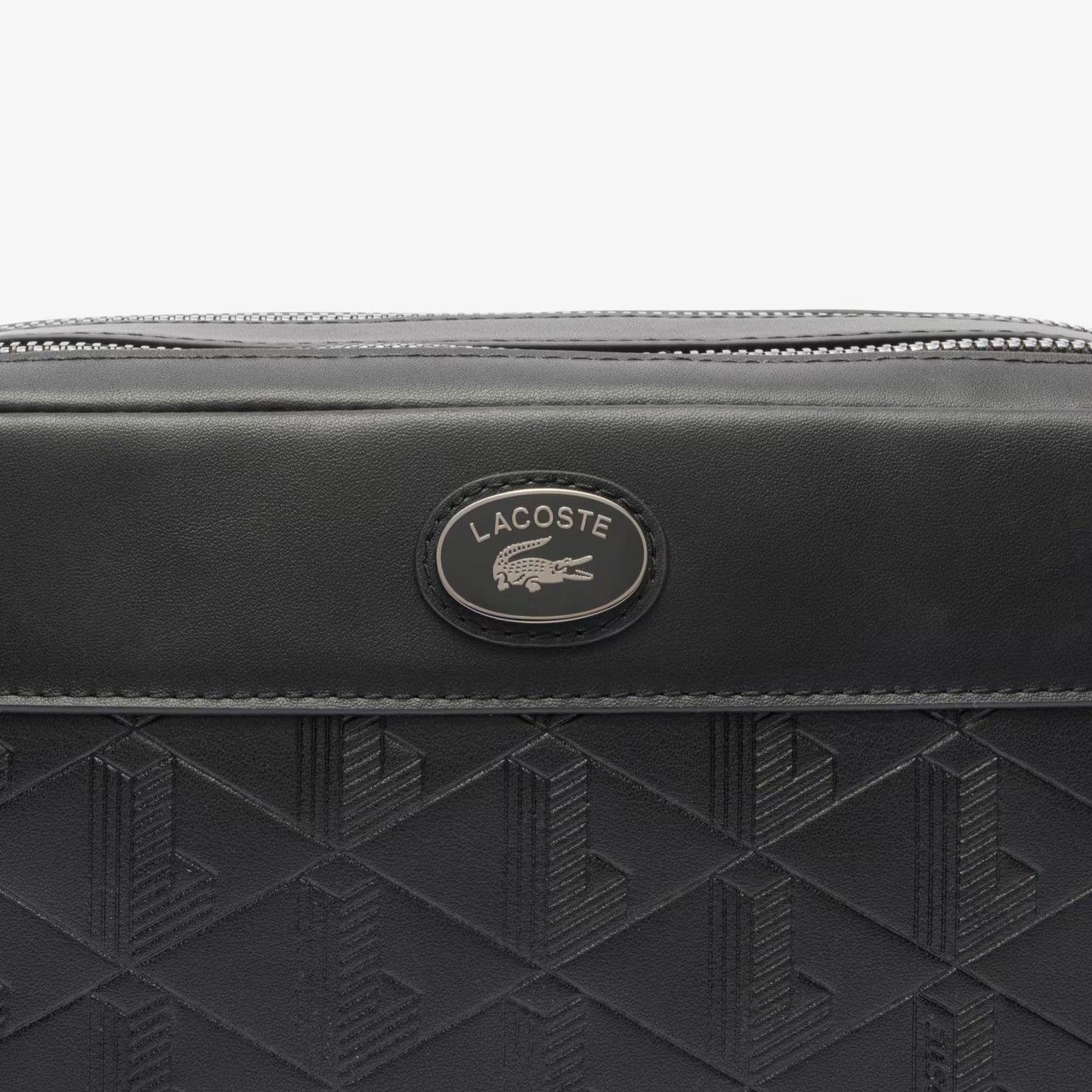 Pochette en cuir siglée