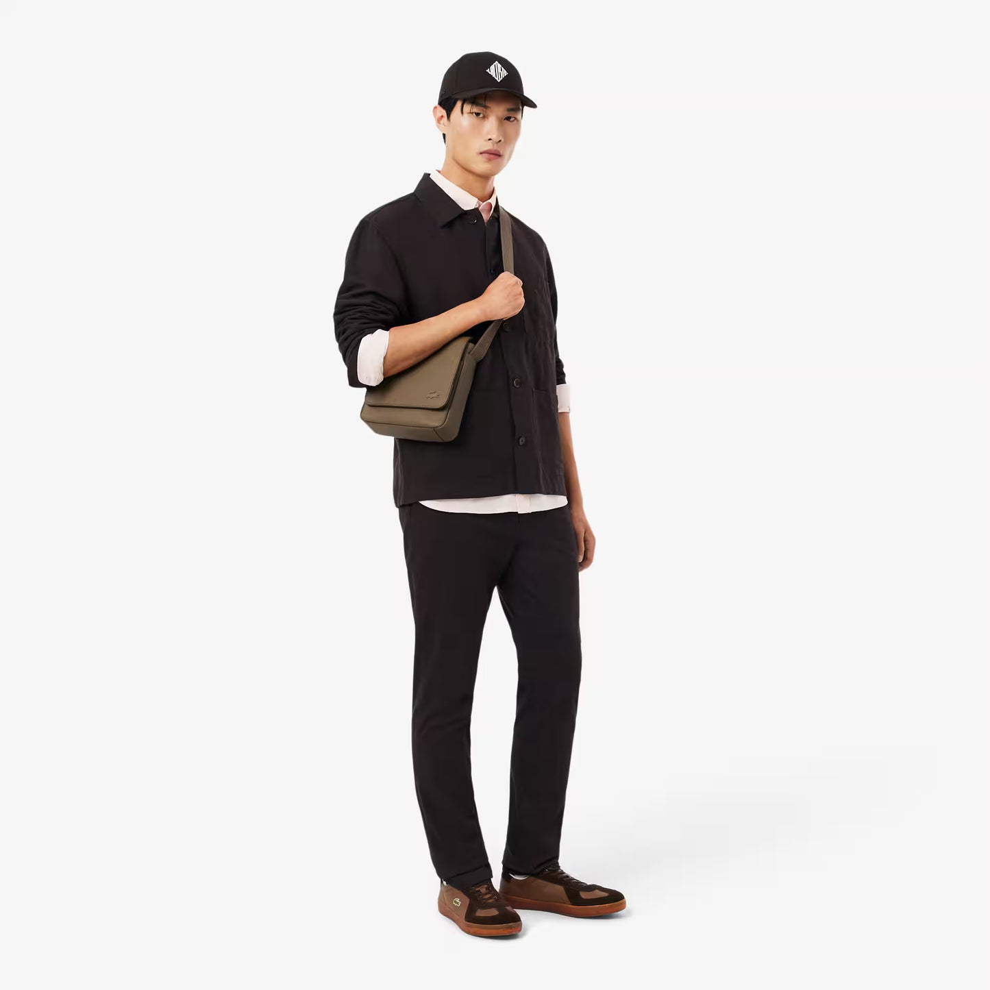 Pantalon Chino en Twill Extensible Coupe Ajustée