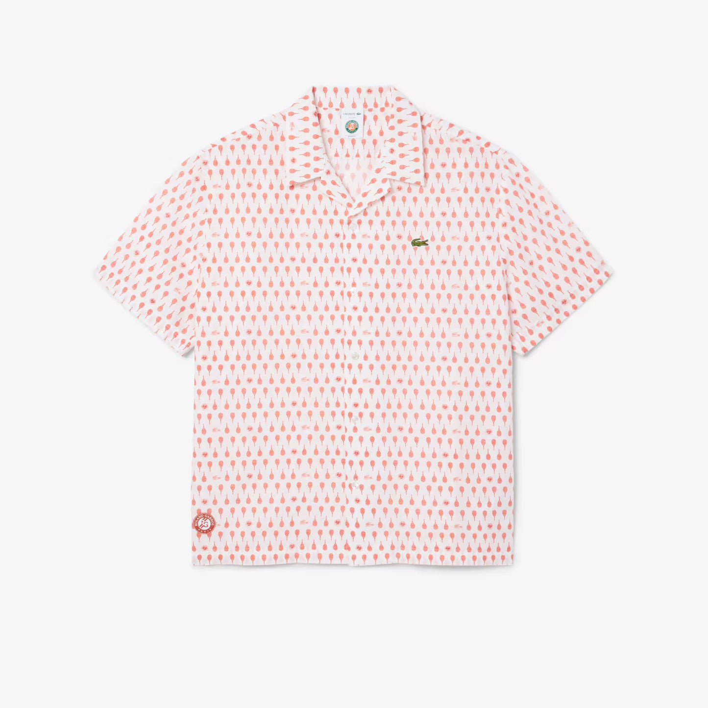 Chemise à imprimé édition Roland-Garros