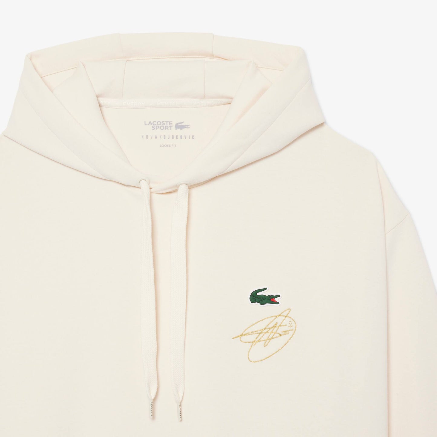 Sweat à capuche Lacoste Tennis x Novak Djokovic
