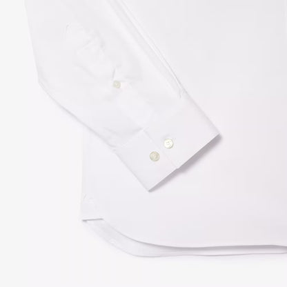 Chemise slim en popeline stretch