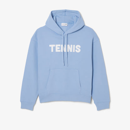 Sweat à capuche imprimé tennis