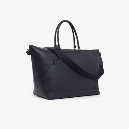 Sac de week-end en cuir grainé Club Lacoste