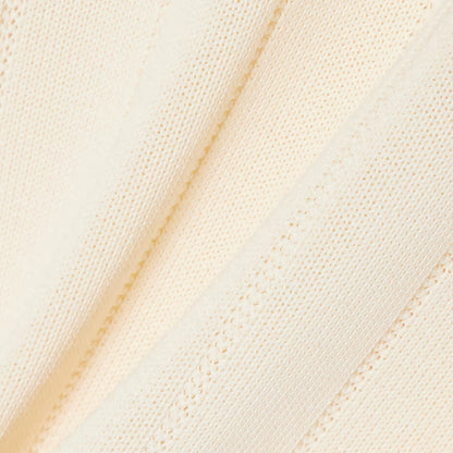 Pull à col polo en maille côtelée fluide