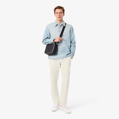 Pantalon Chino en Velours Côtelé Coupe Droite
