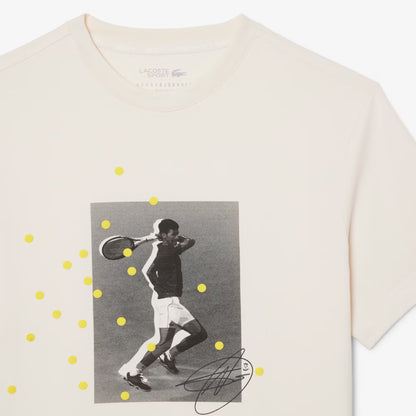 T-shirt graphique Lacoste Tennis x Novak Djokovic