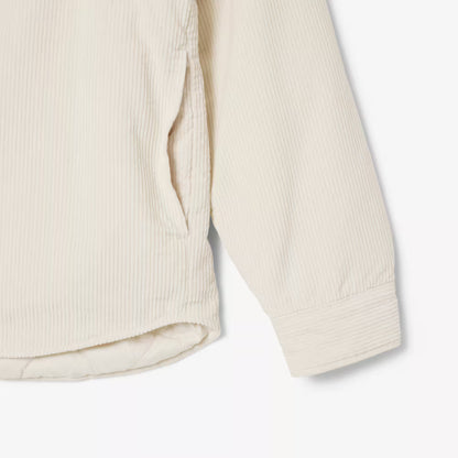 Surchemise oversize en velours côtelé