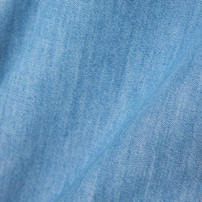 Chemise en jean décontractée à col ouvert