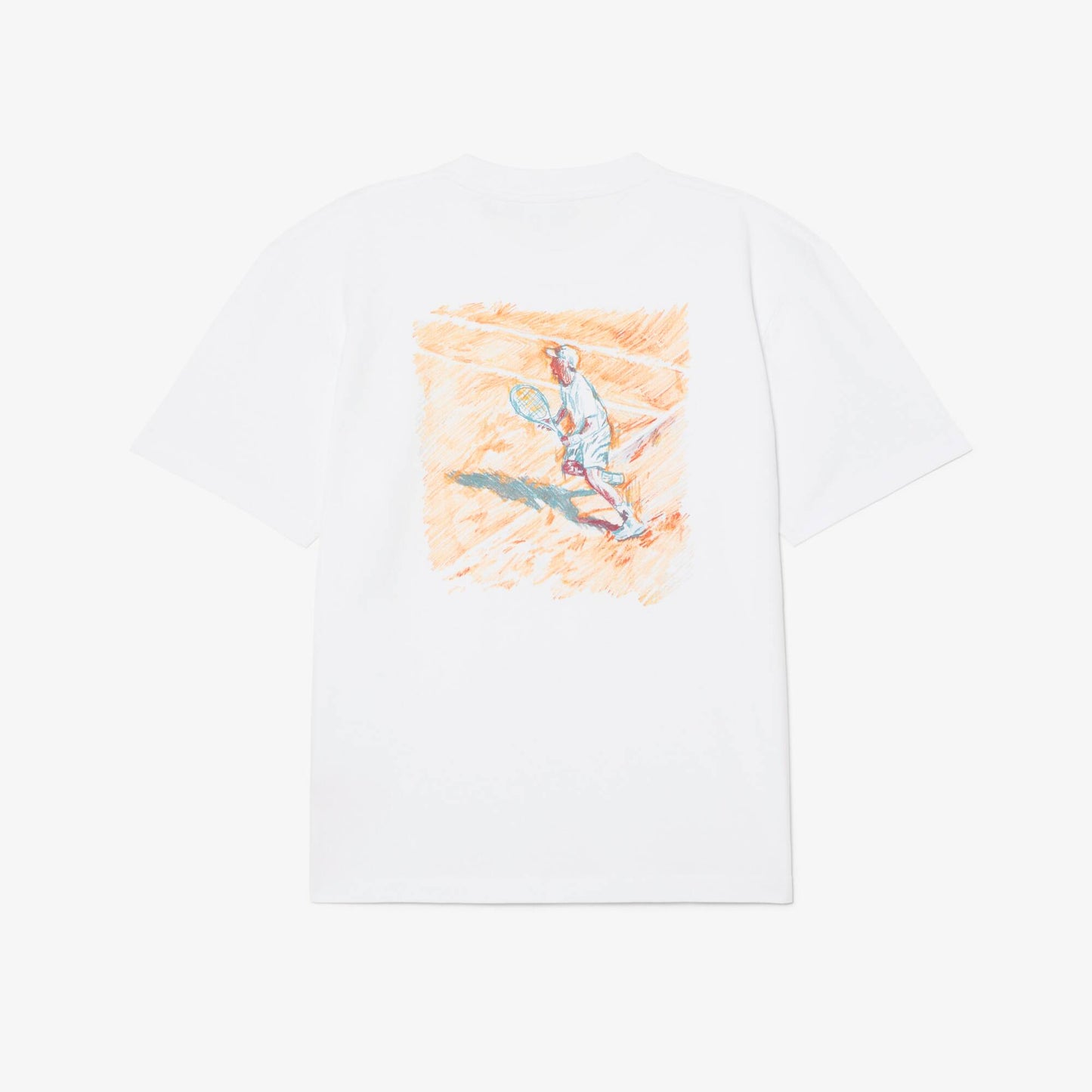 T-shirt en coton imprimé coupe décontractée