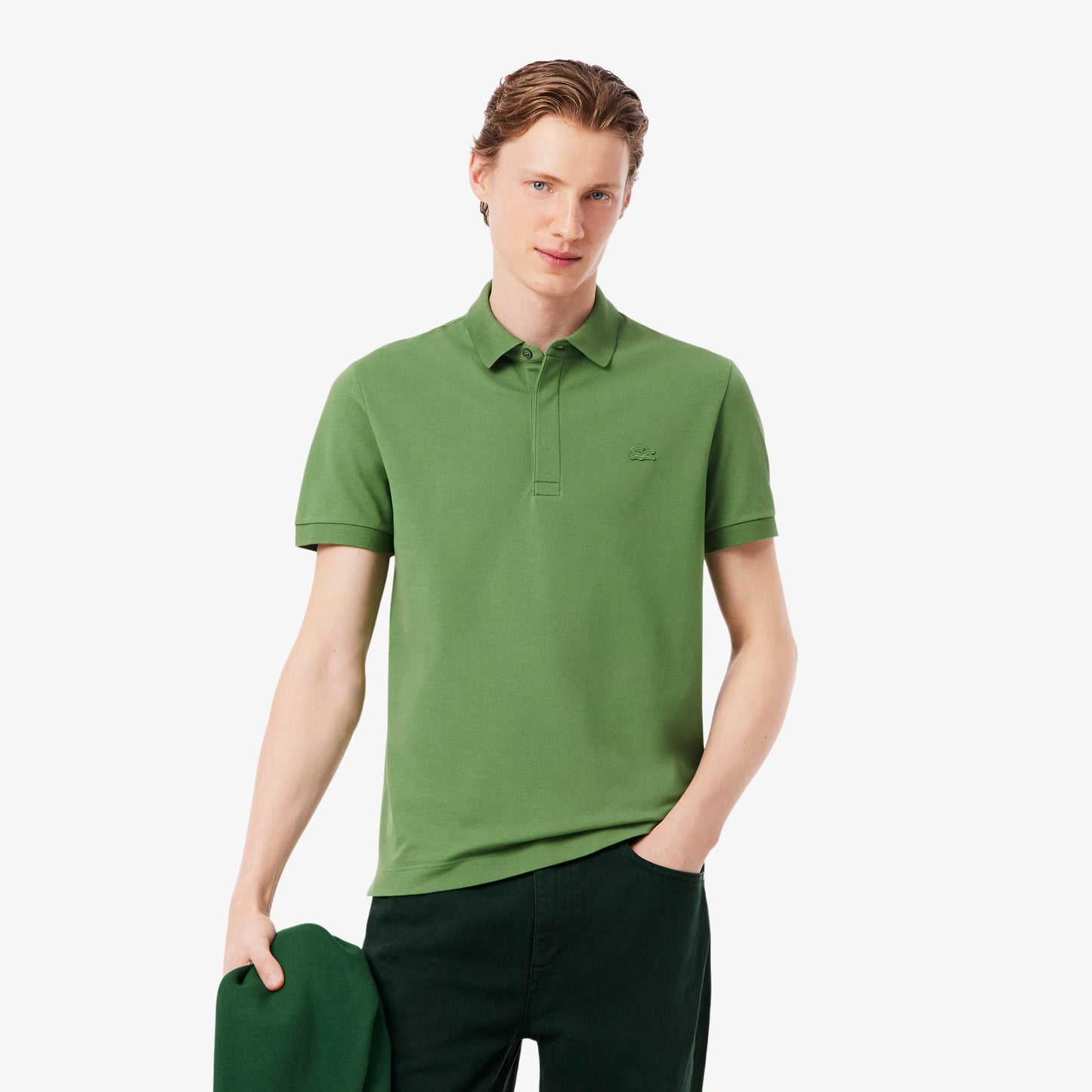 Polo Regular Fit en Piqué Stretch Paris