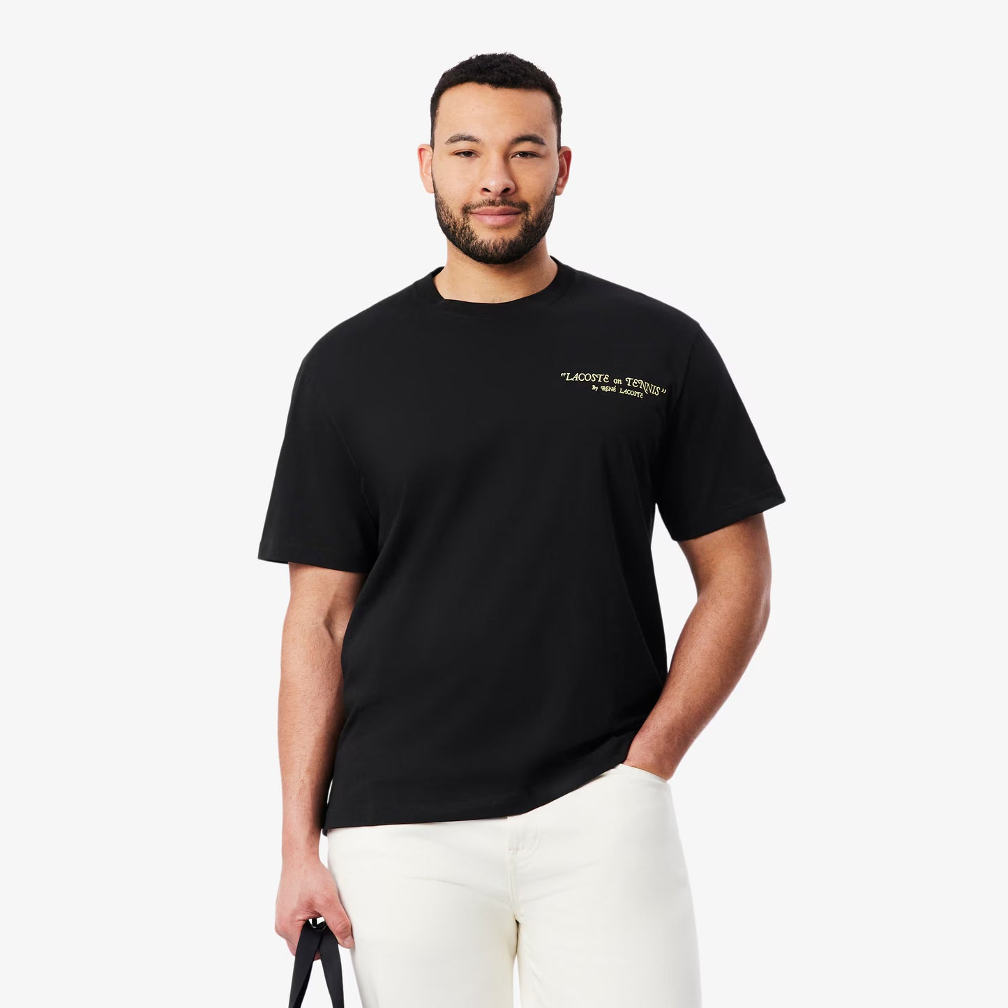 T-shirt en coton brodé