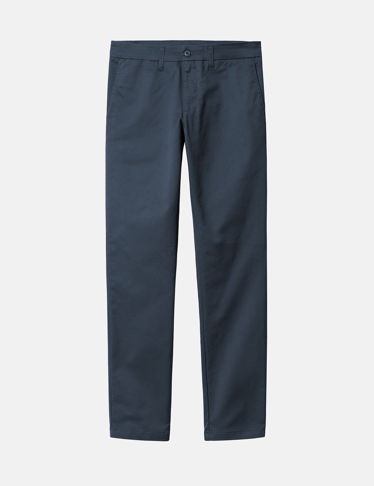 Pantalon chino Sid (coupe slim) - Bleu minerai