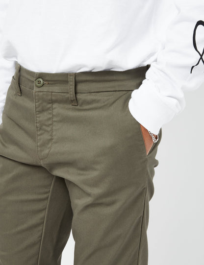 Pantalon Sid (coupe slim) - Vert Algue