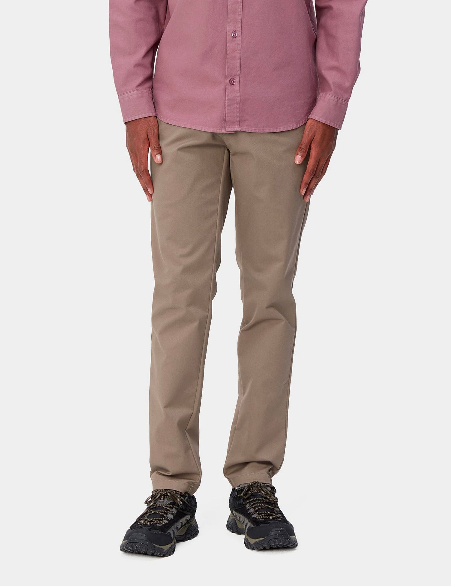 Pantalon chino Sid - Branch Brown Rinsed