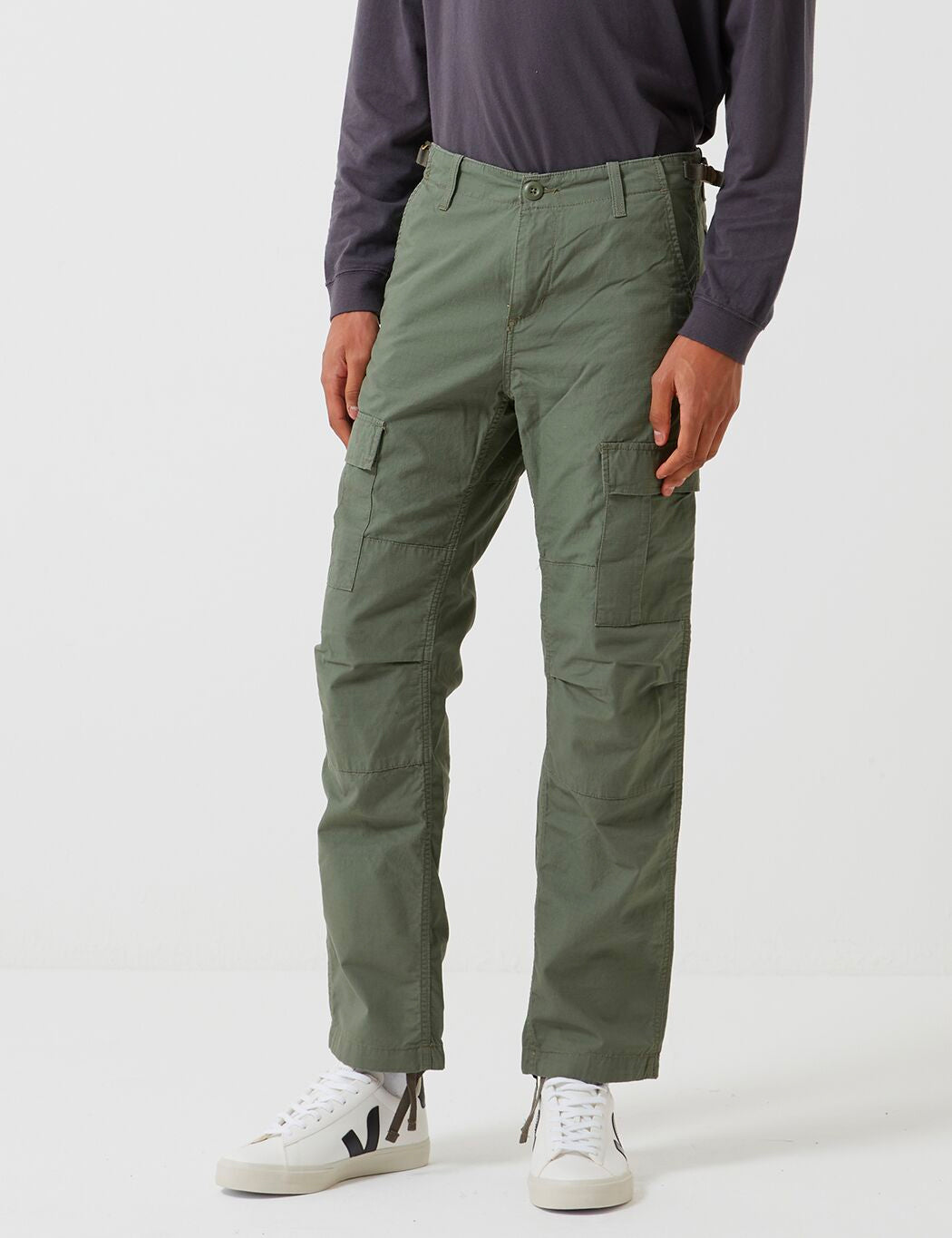 Pantalon d'aviation - Vert Dollar Rincé