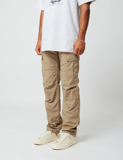 Pantalon Aviation (Ripstop) - Cuir Kaki Rincé