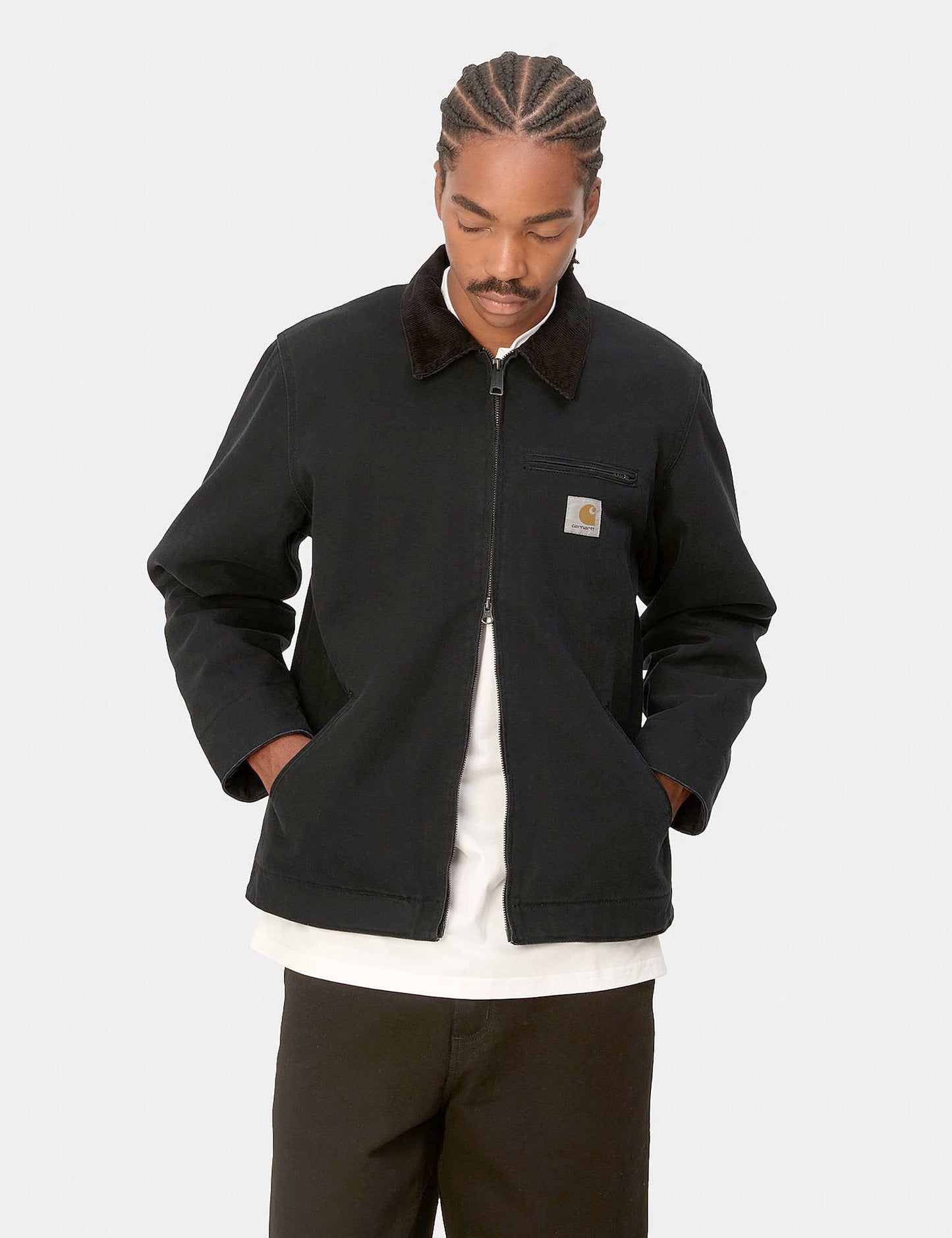 Veste Detroit (Heavy Stone Wash) - Noir/Noir