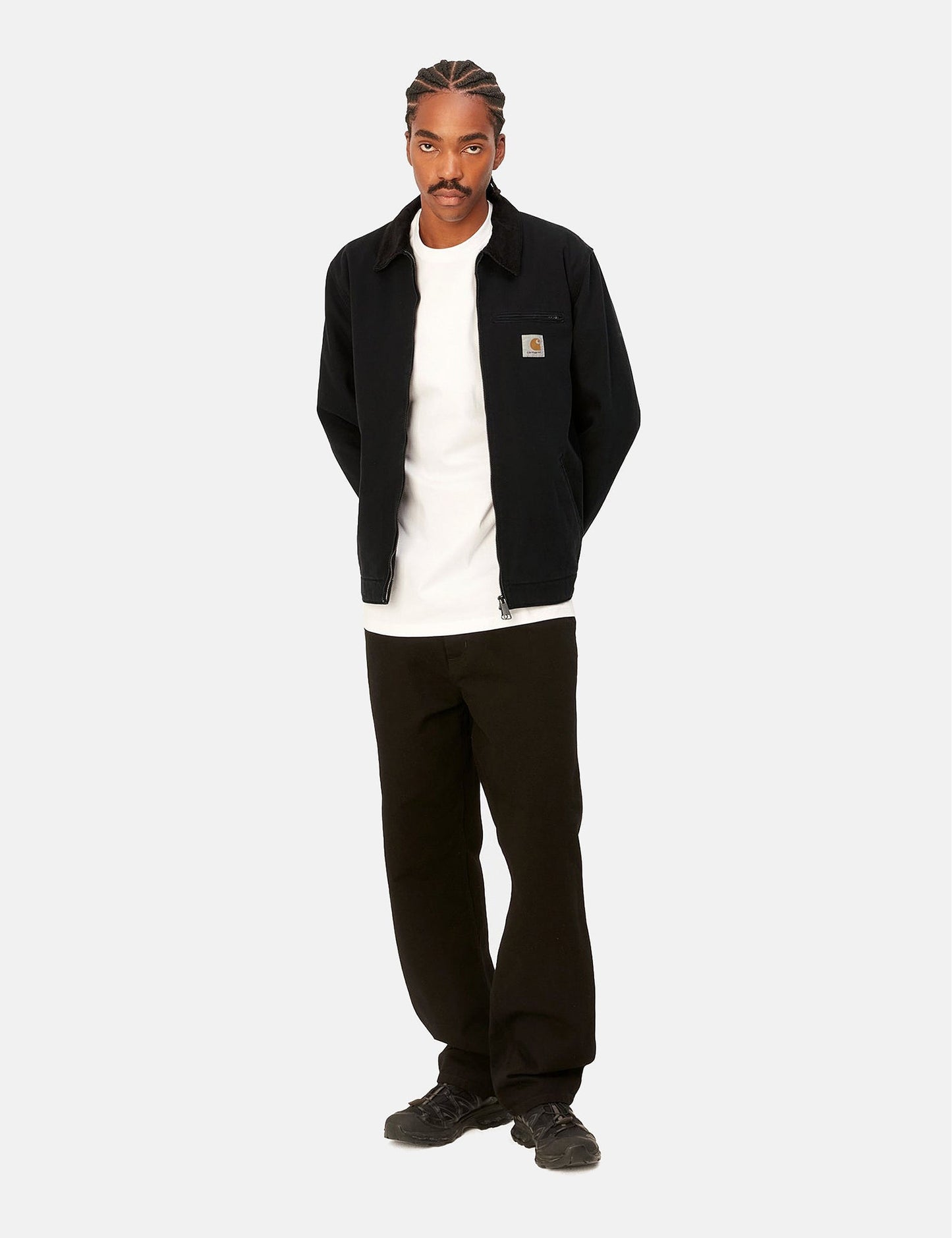 Veste Detroit (Heavy Stone Wash) - Noir/Noir