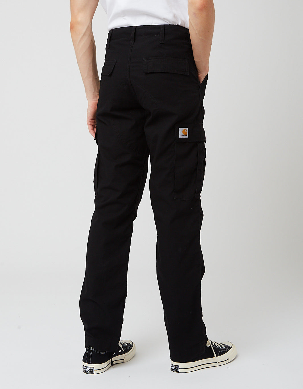 Pantalon Cargo Classique (Ripstop, 6,5 oz) - Noir