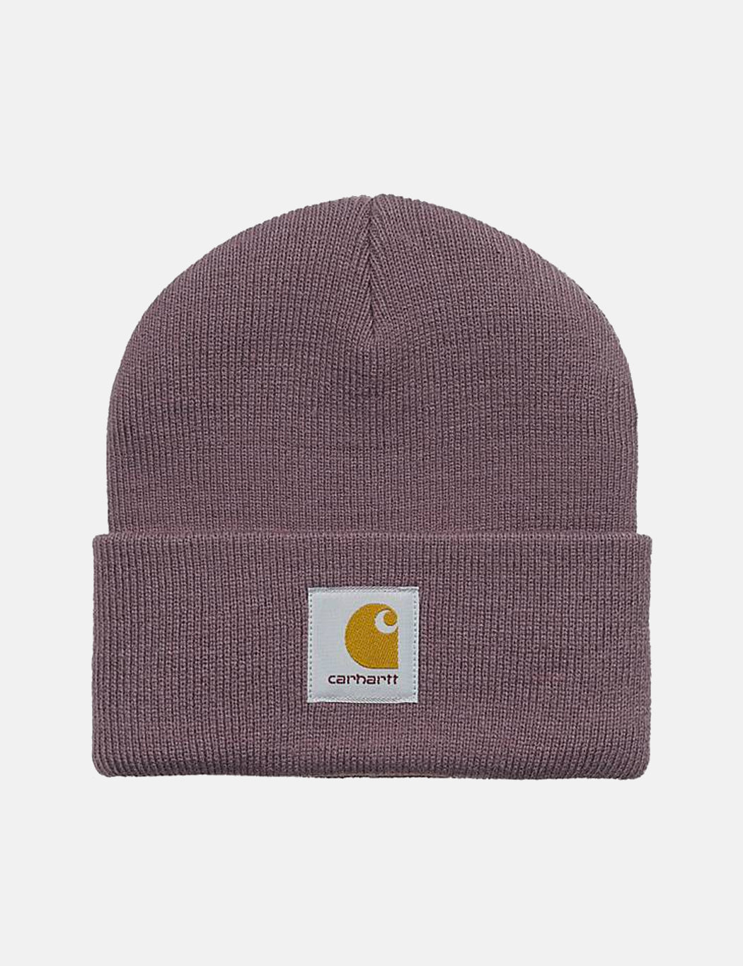 Bonnet court en tricot - Rose chardon brumeux