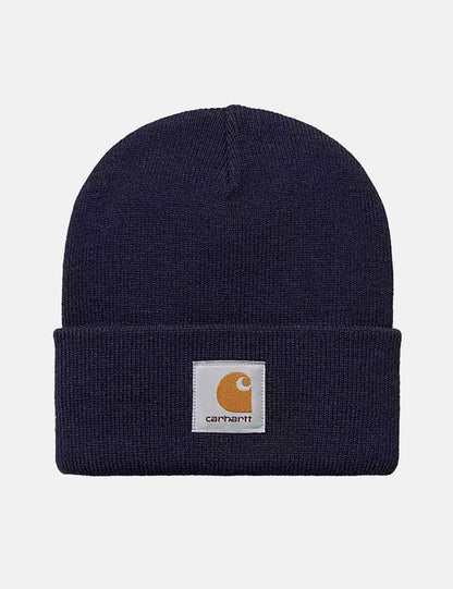 Bonnet court en tricot - Cassis Bleu