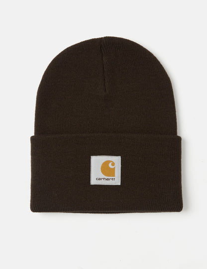 Bonnet en tricot – Marron terre d'ombre foncé