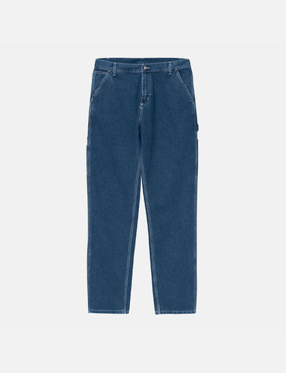 Pantalon Ruck simple genou (coupe droite) - Bleu délavé
