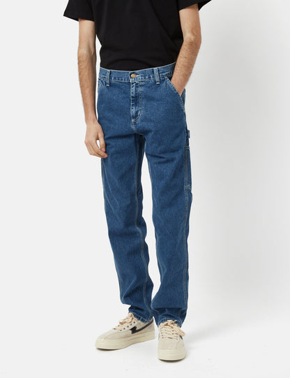 Pantalon Ruck simple genou (coupe droite) - Bleu délavé