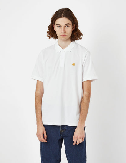 Polo Chase Piqué - Blanc
