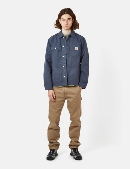 Michigan Coat (Teint en pièce) - Bleu tempête
