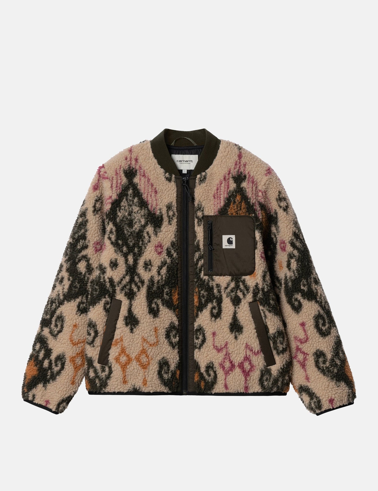 Doublure polaire Janet pour femme (Jacquard Baru) - Beige mur