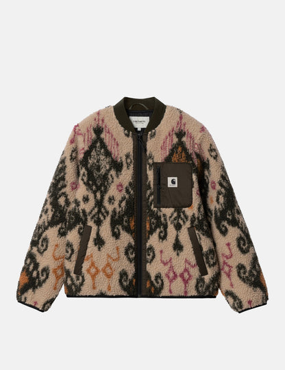 Doublure polaire Janet pour femme (Jacquard Baru) - Beige mur
