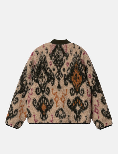 Doublure polaire Janet pour femme (Jacquard Baru) - Beige mur