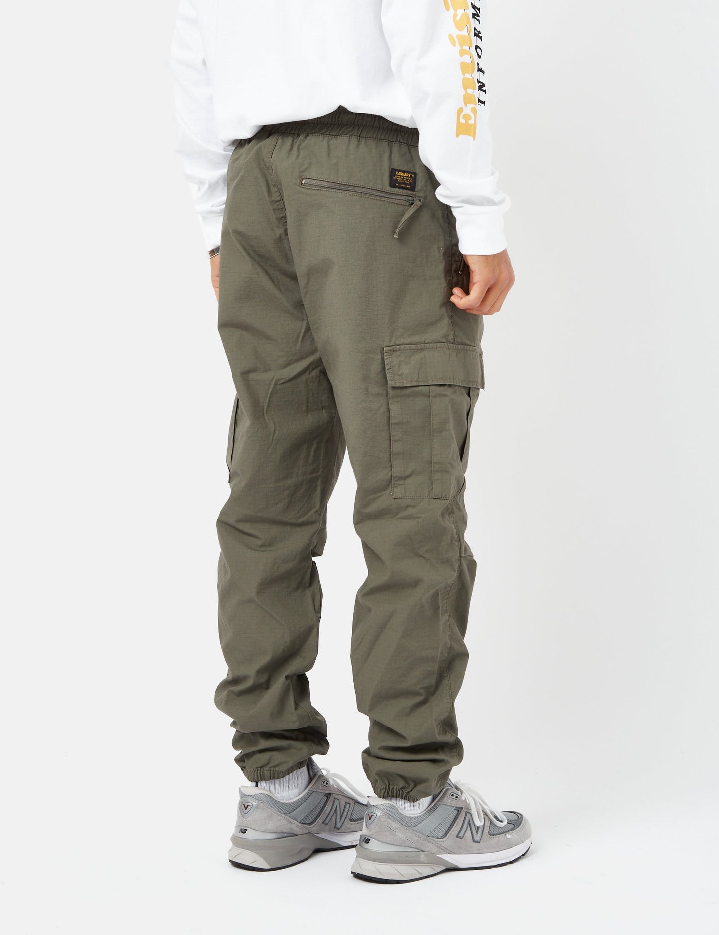 Pantalon de jogging cargo (Ripstop) - Vert algue