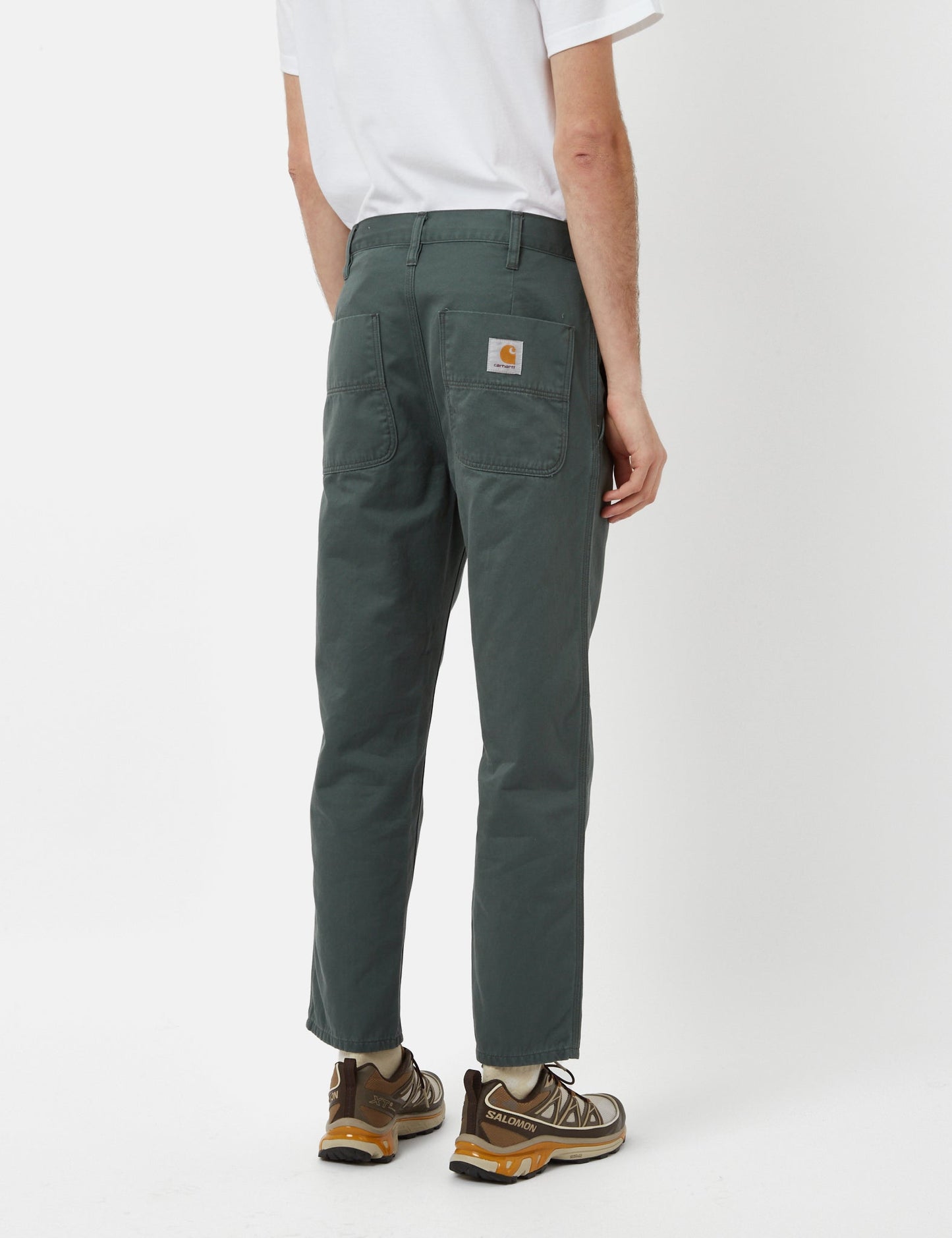 Pantalon Abbott (coupe fuselée normale) - Vert Jura