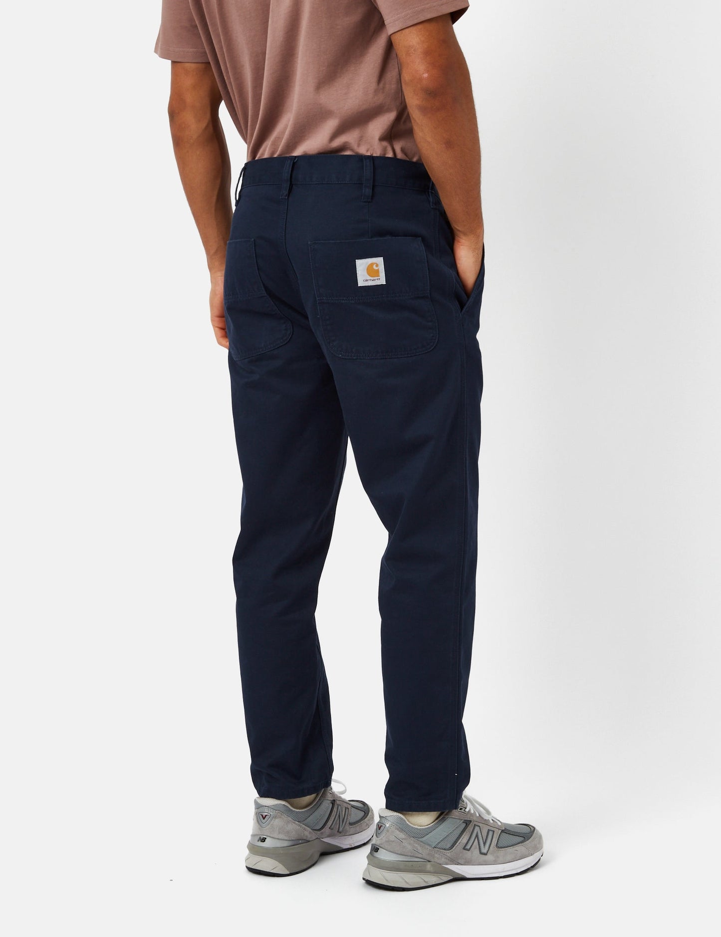 Pantalon Abbott (coupe fuselée normale) - Bleu Atom