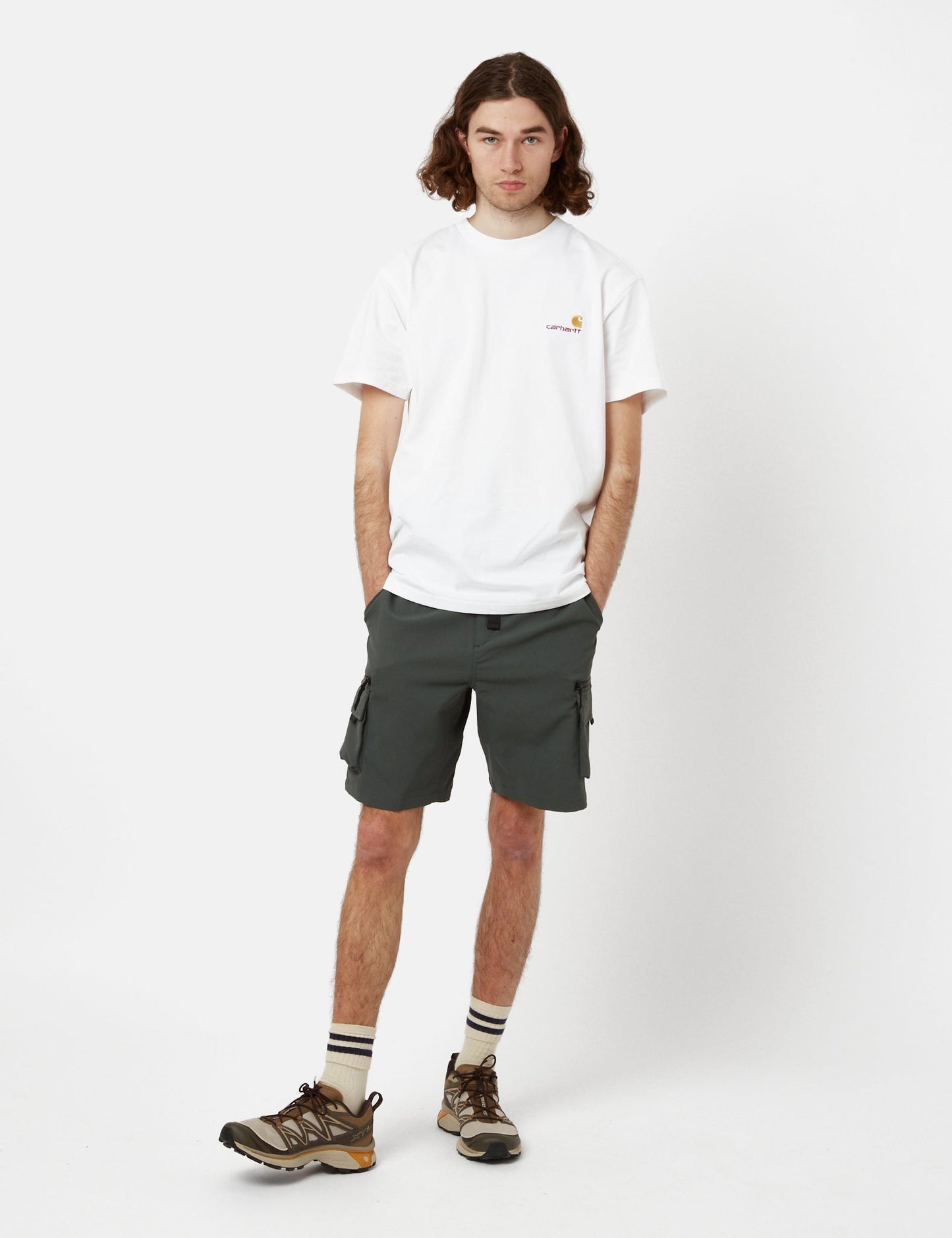 Shorts Elmwood (extensibles) - Vert Jura