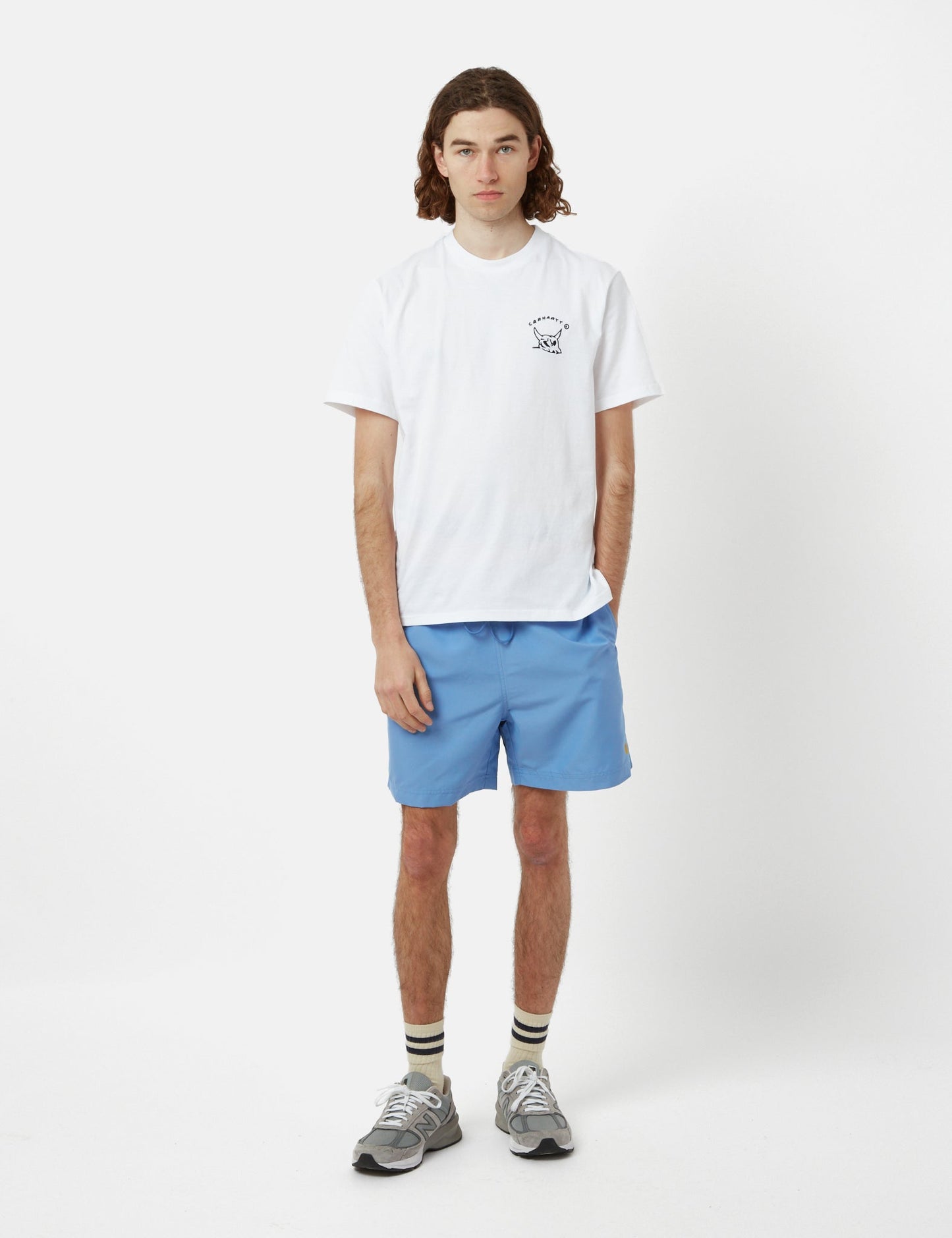 Short de bain Chase - Bleu Piscine