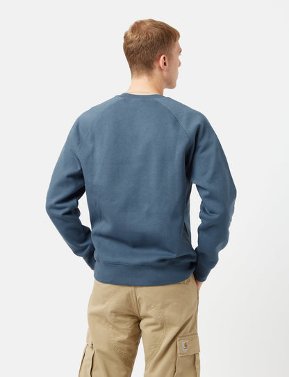 Sweat-shirt Chase - Bleu Orage