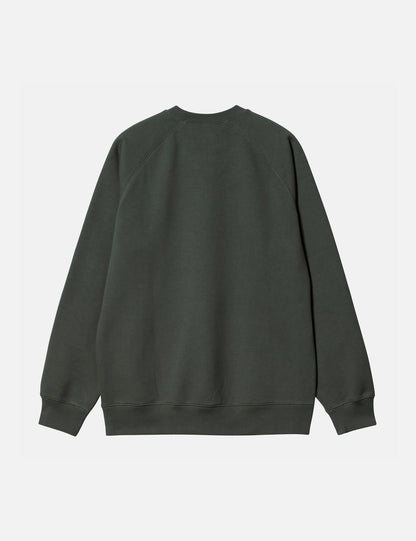 Sweat-shirt Chase – Vert Jura/Doré