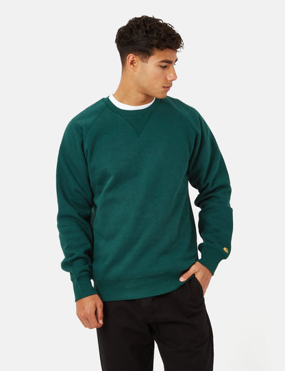 Sweat-shirt Chase - Vert Botanique