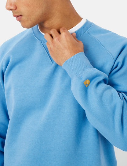 Sweat-shirt Chase - Bleu Piscine