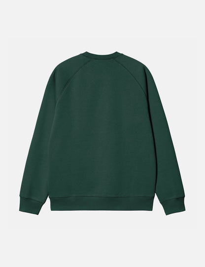 Sweat-shirt Chase - Vert Découverte