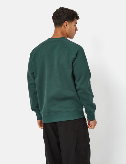 Sweat-shirt Chase - Vert Découverte
