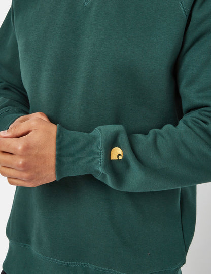 Sweat-shirt Chase - Vert Découverte
