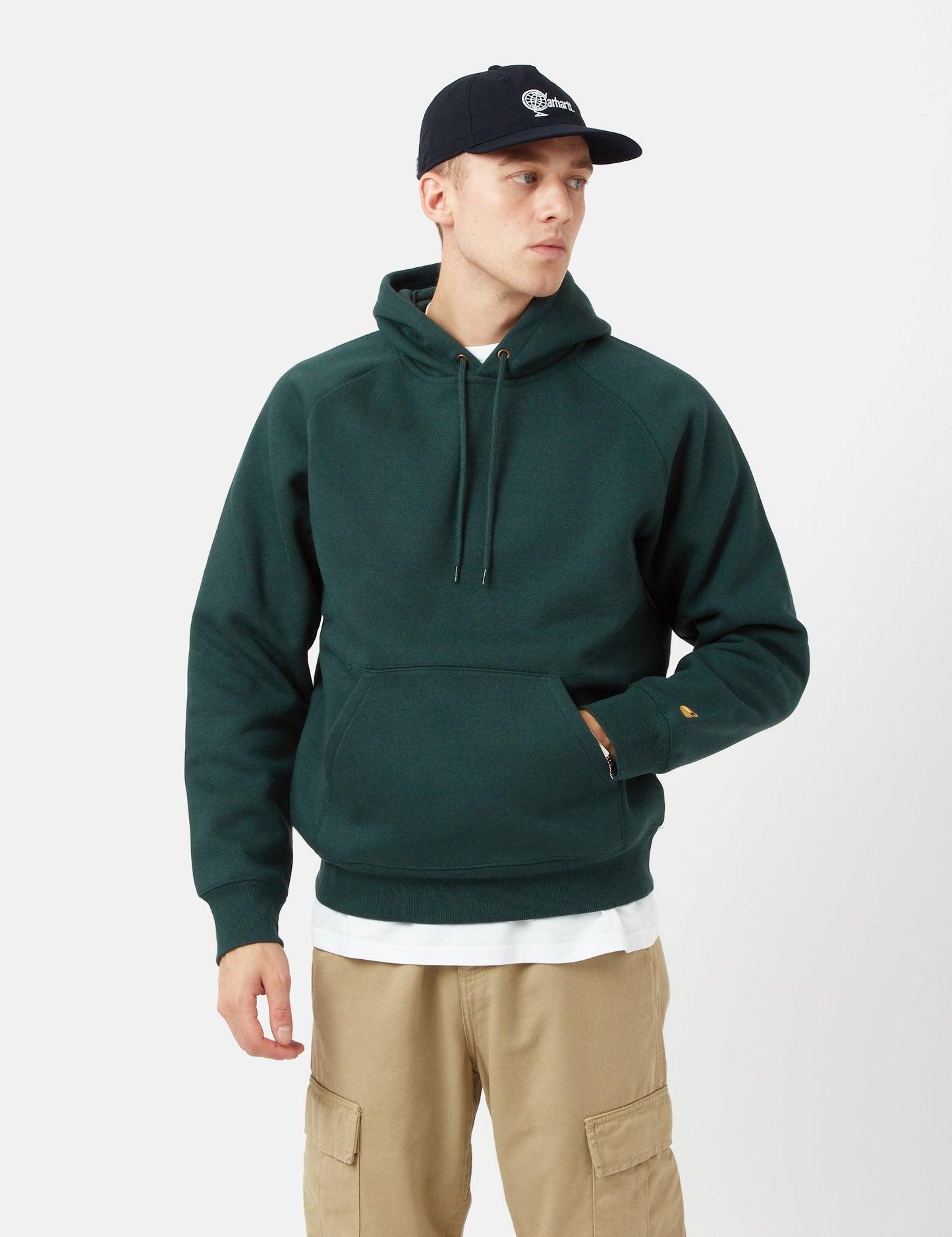 Sweat-shirt à capuche Chase - Vert genévrier