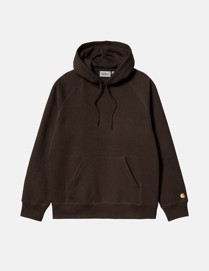 Sweat à capuche Chase - Brun terre d'ombre foncé