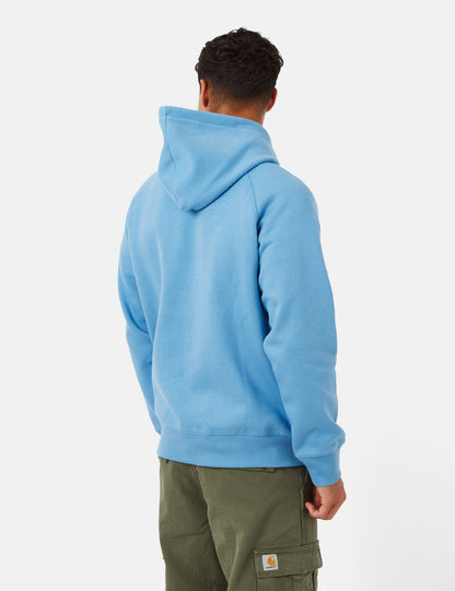 Sweat à capuche Chase - Bleu piscine